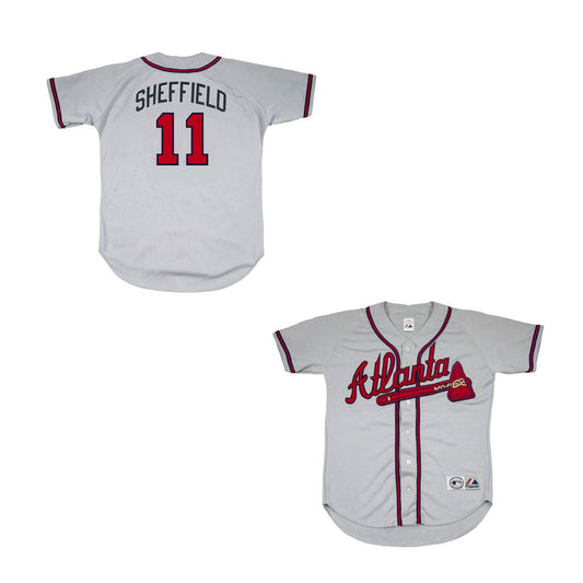 MLB Gary Sheffield Atlanta Braves 11 Jersey