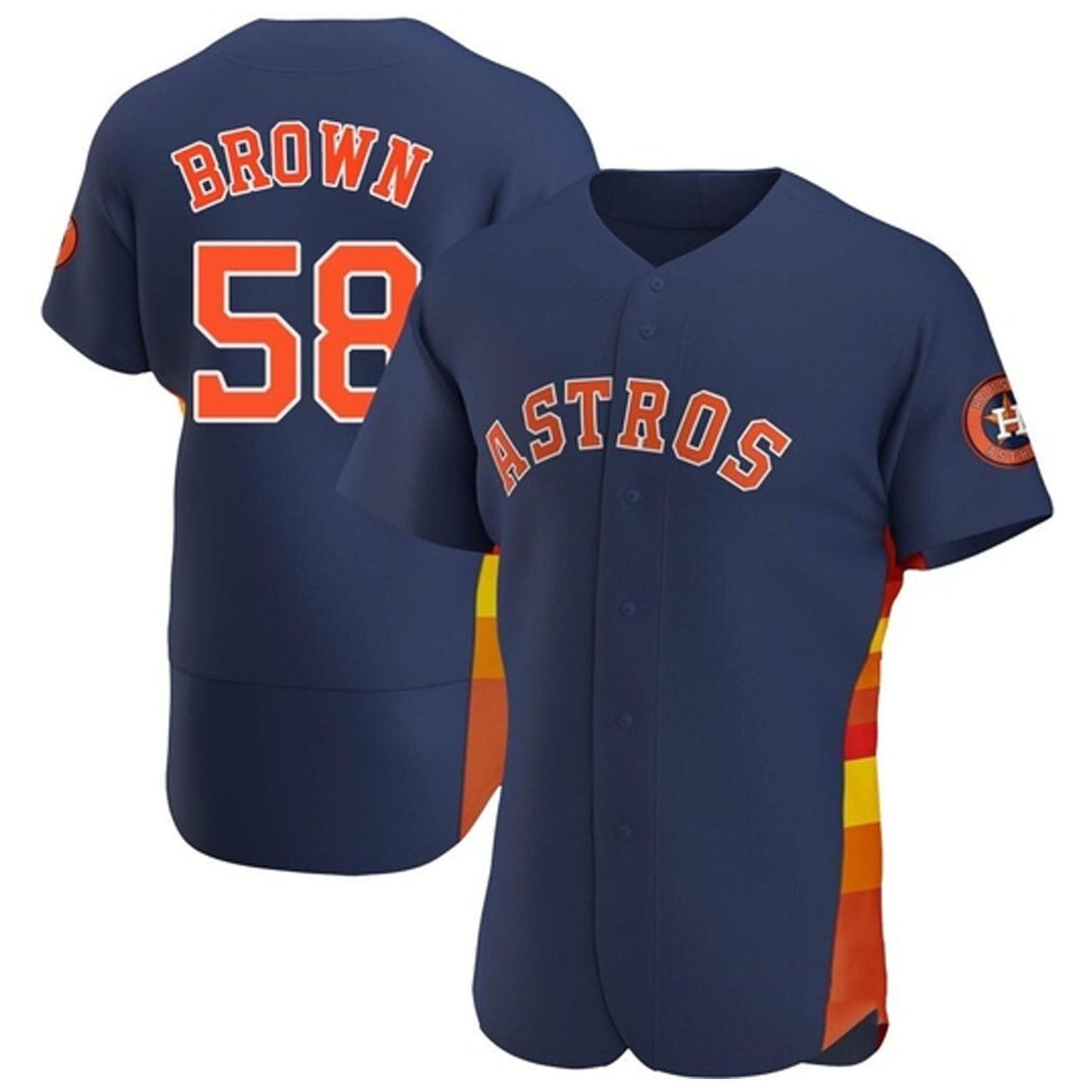 MLB Hunter Brown Houston Astros 58 Jersey