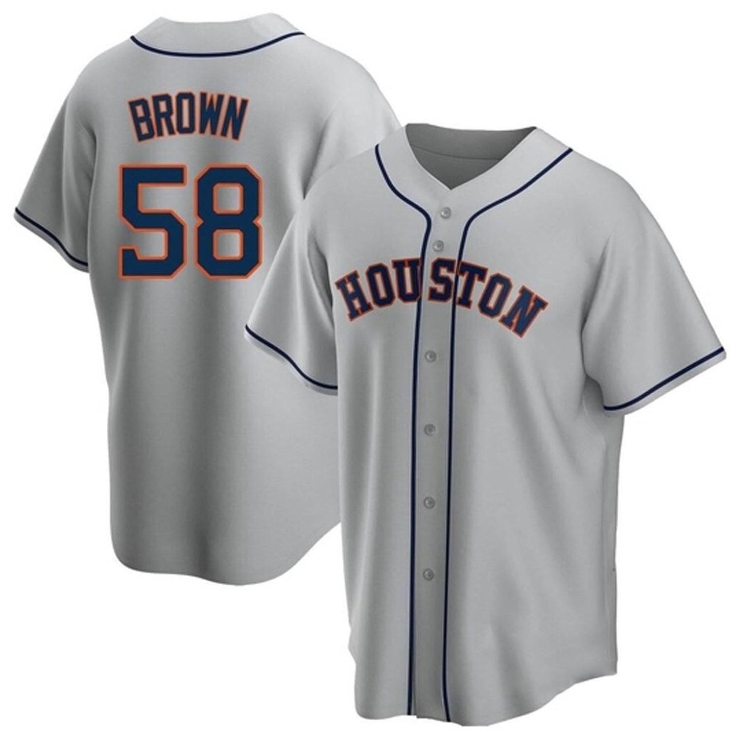 MLB Hunter Brown Houston Astros 58 Jersey