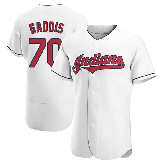 MLB Hunter Gaddis Cleveland Indians 70 Jersey