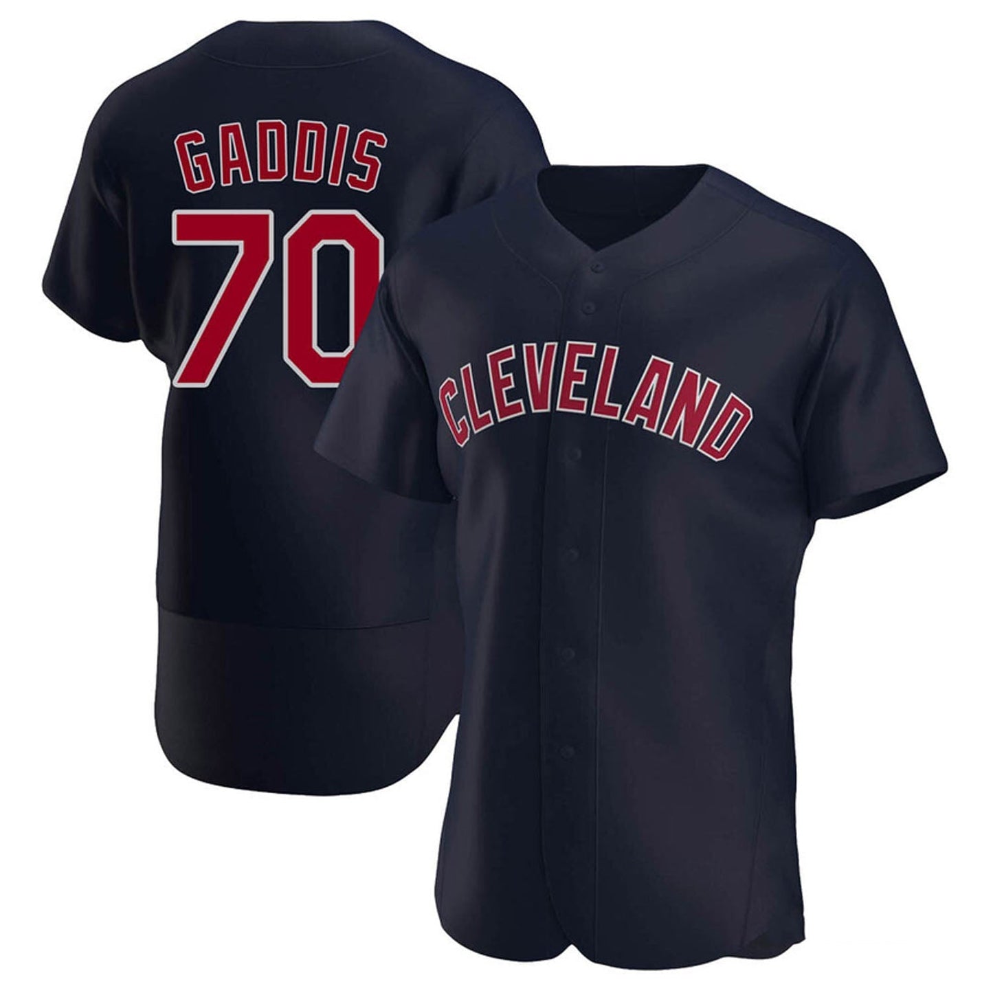 MLB Hunter Gaddis Cleveland Indians 70 Jersey