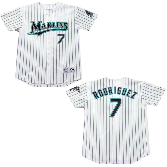 MLB Ivan Rodriguez Florida Marlins 7 Jersey