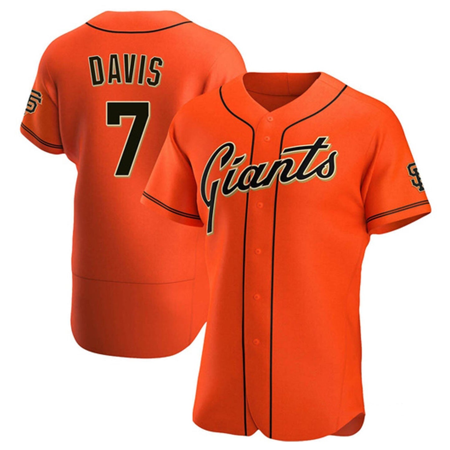 MLB J.D. Davis San Francisco Giants 7 Jersey