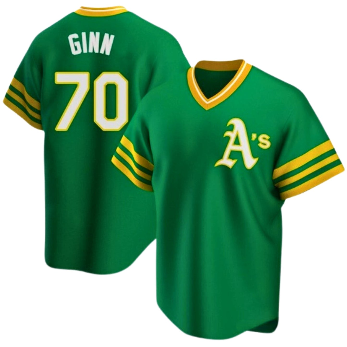 MLB J.T. Ginn Oakland Athletics 70 Jersey