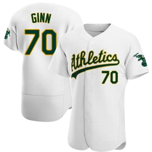 MLB J.T. Ginn Oakland Athletics 70 Jersey