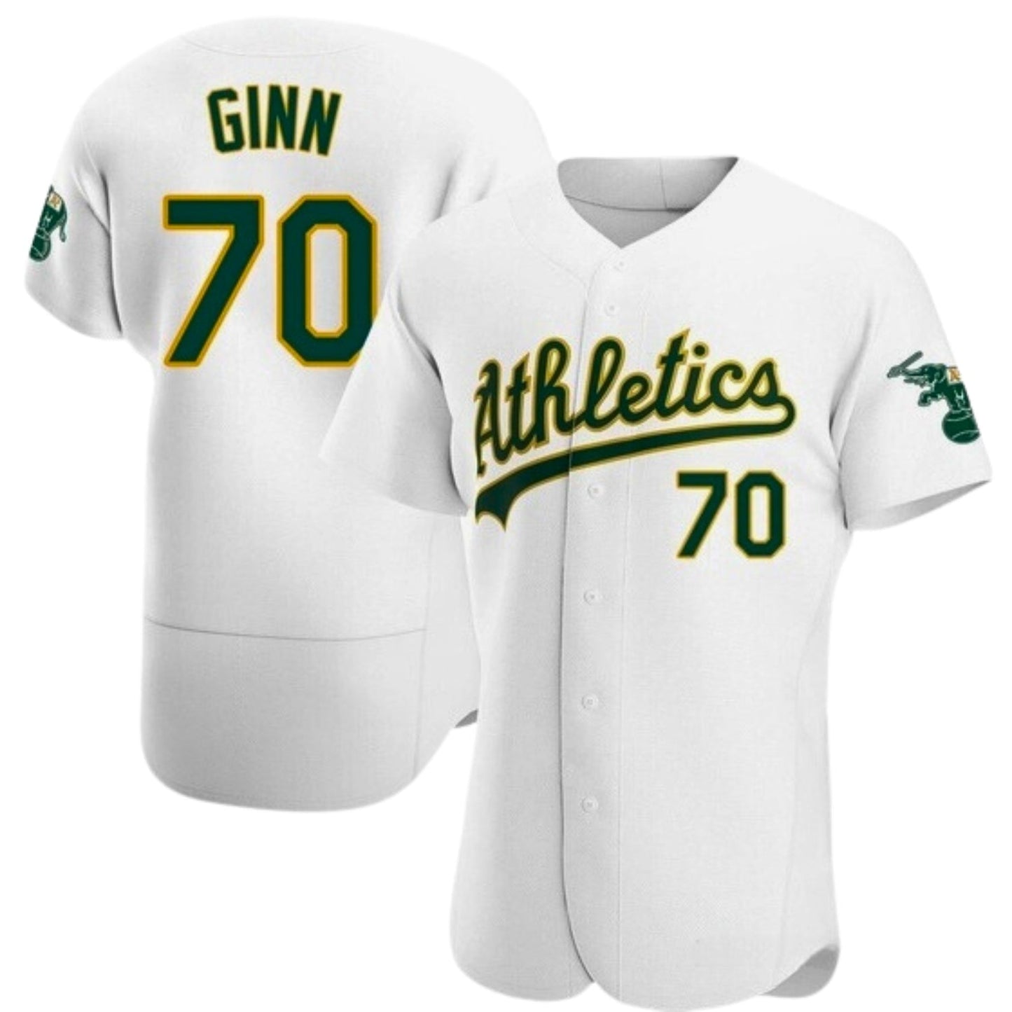 J.T. Ginn Oakland Athletics 70 Jersey
