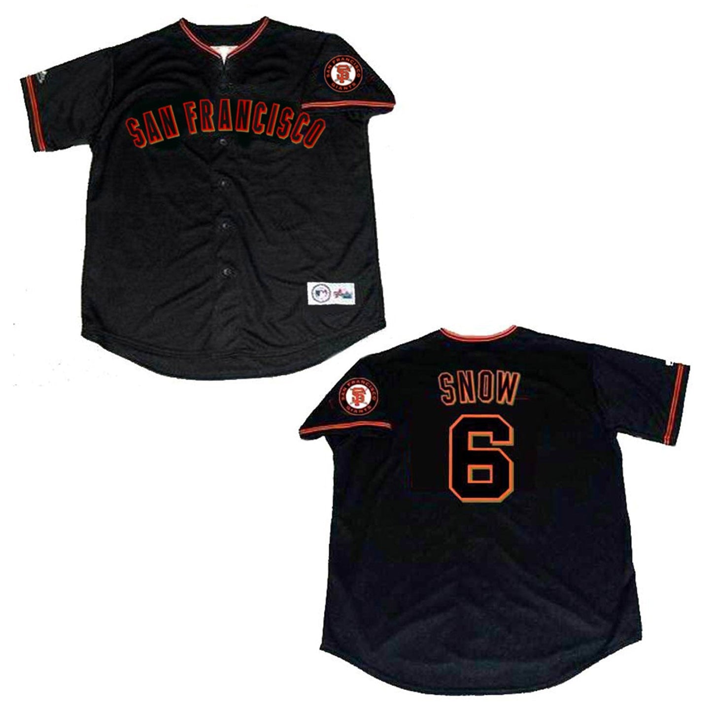 MLB J.T. Snow San Francisco Giants 6 Jersey