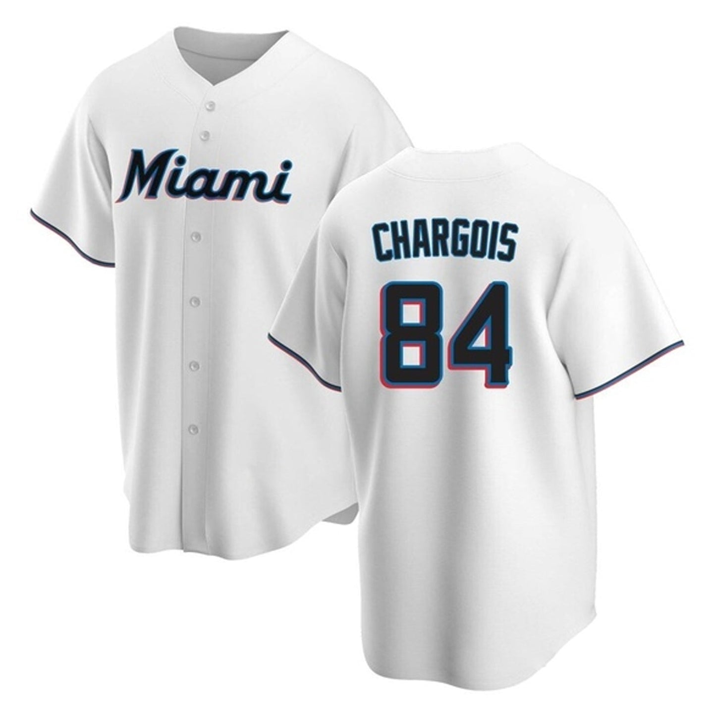 MLB JT Chargois Miami Marlins 84 Jersey