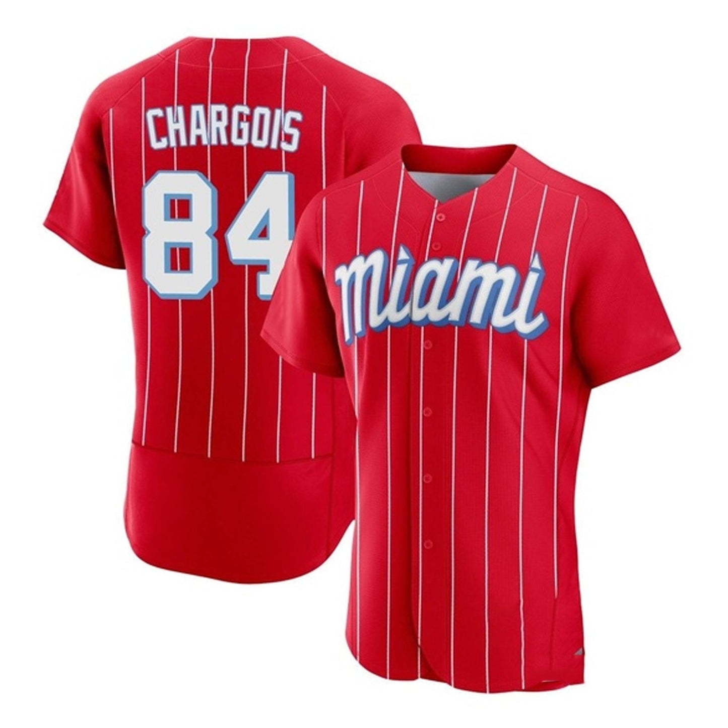 MLB JT Chargois Miami Marlins 84 Jersey