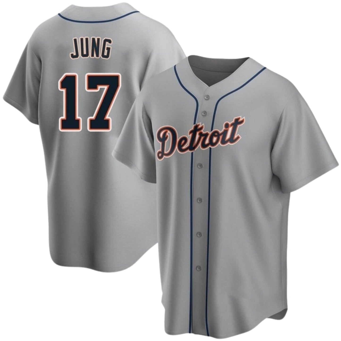 MLB Jace Jung Detroit Tigers 17 Jersey