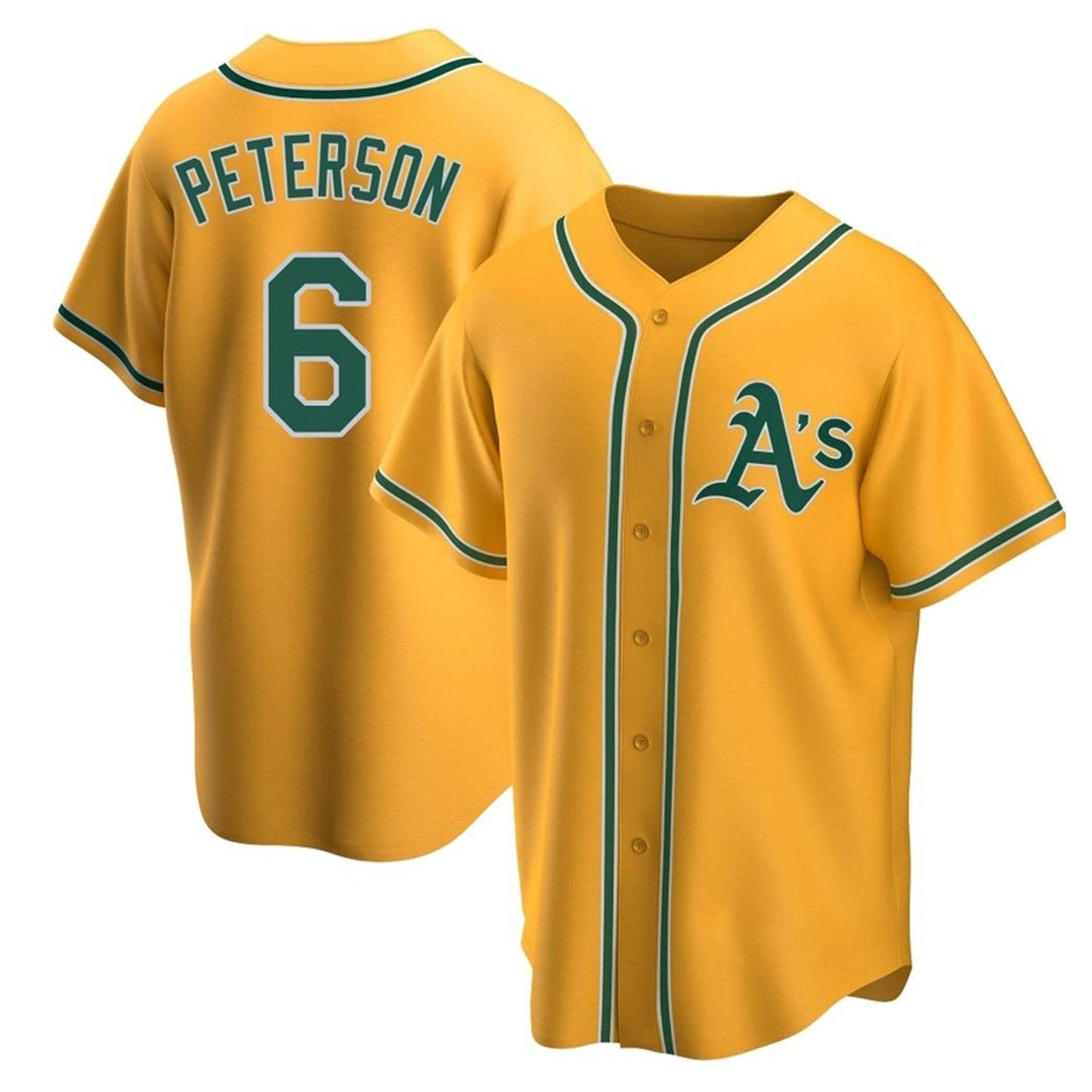 MLB Jace Peterson Oakland Athletics 6 Jersey