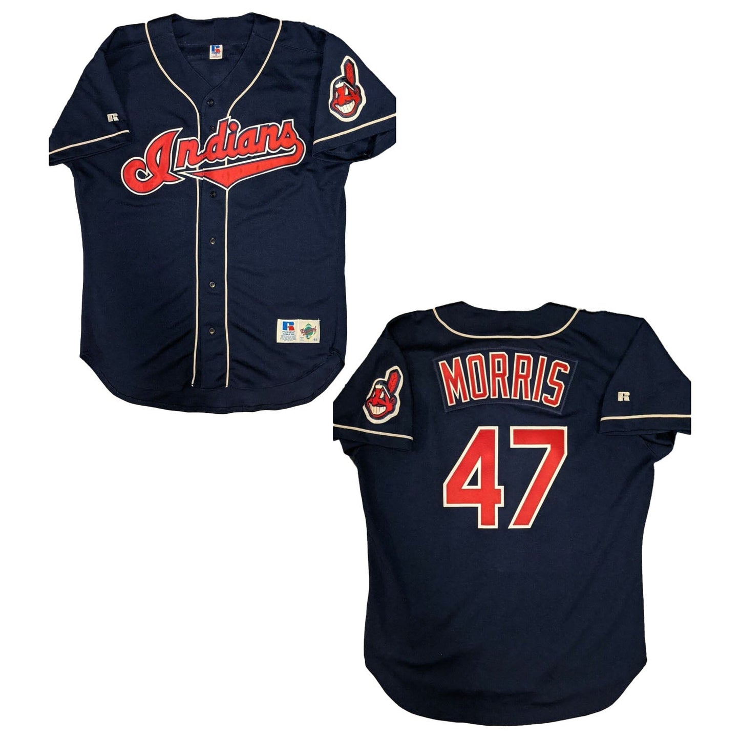 MLB Jack Morris Cleveland Indians 47 Jersey