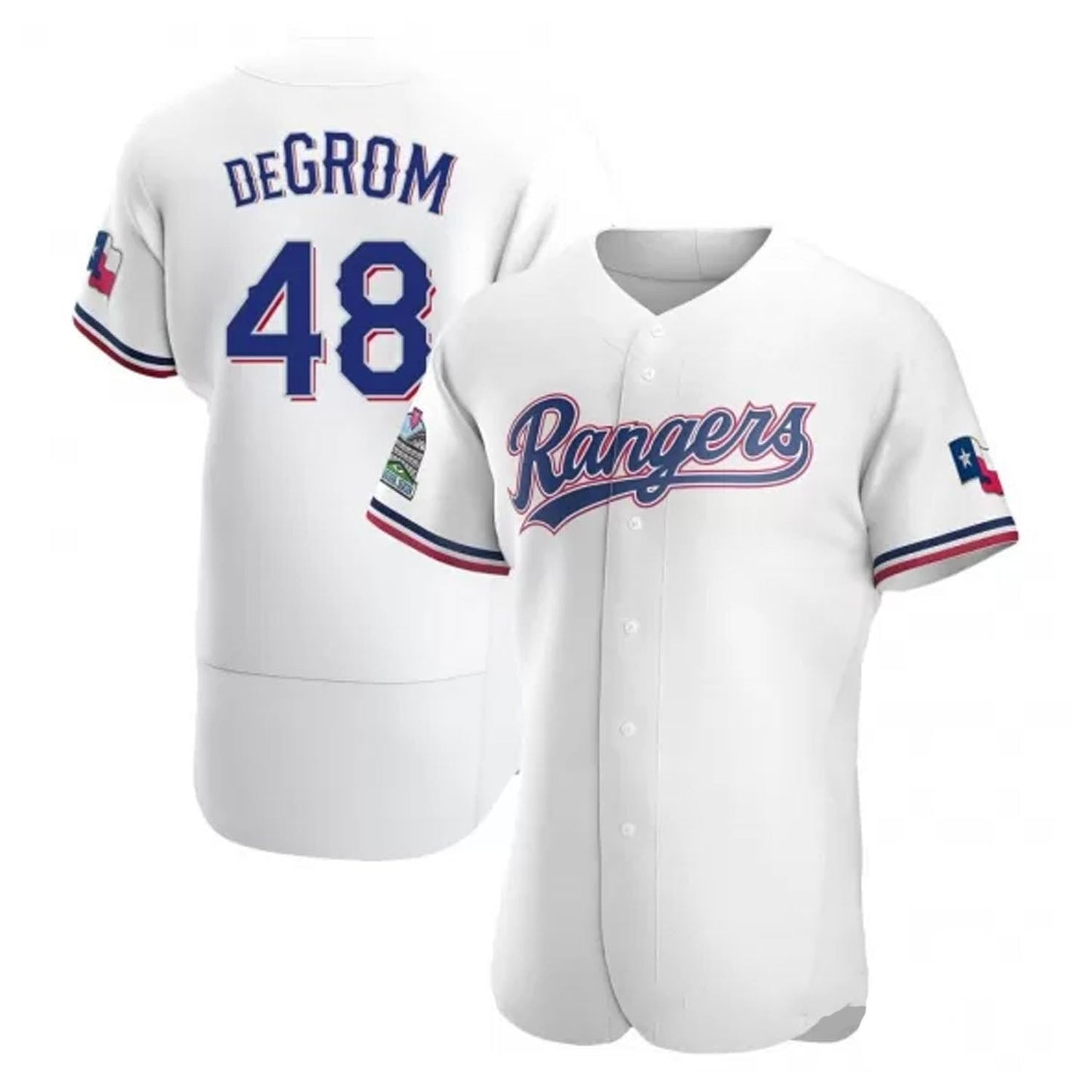 MLB Jacob deGrom Texas Rangers 48 Jersey