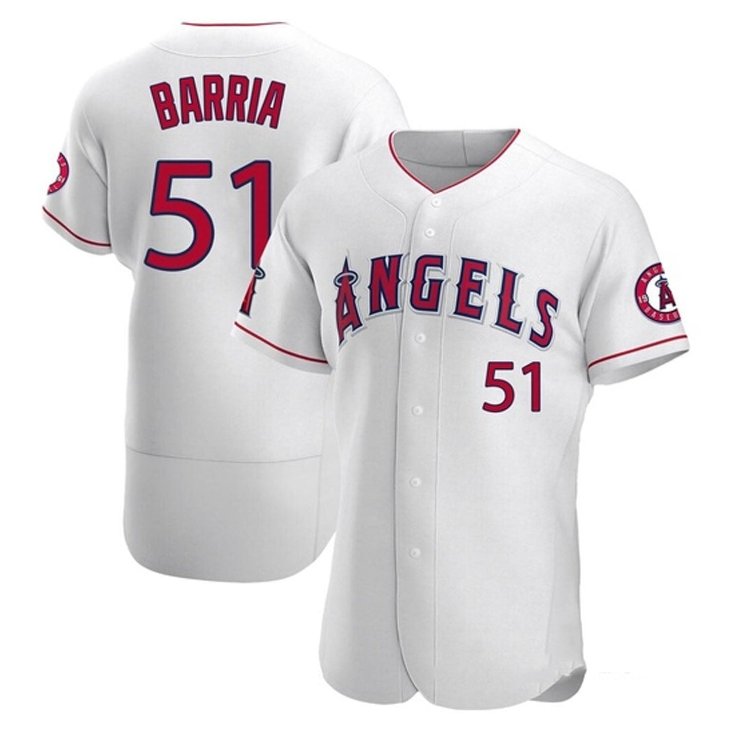 MLB Jaime Barria Los Angeles Angels 51 Jersey