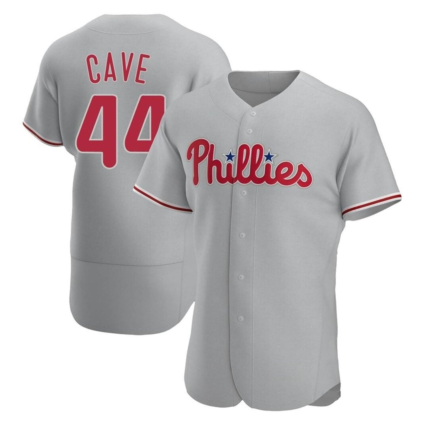 MLB Jake Cave Philadelphia Phillies 44 Jersey