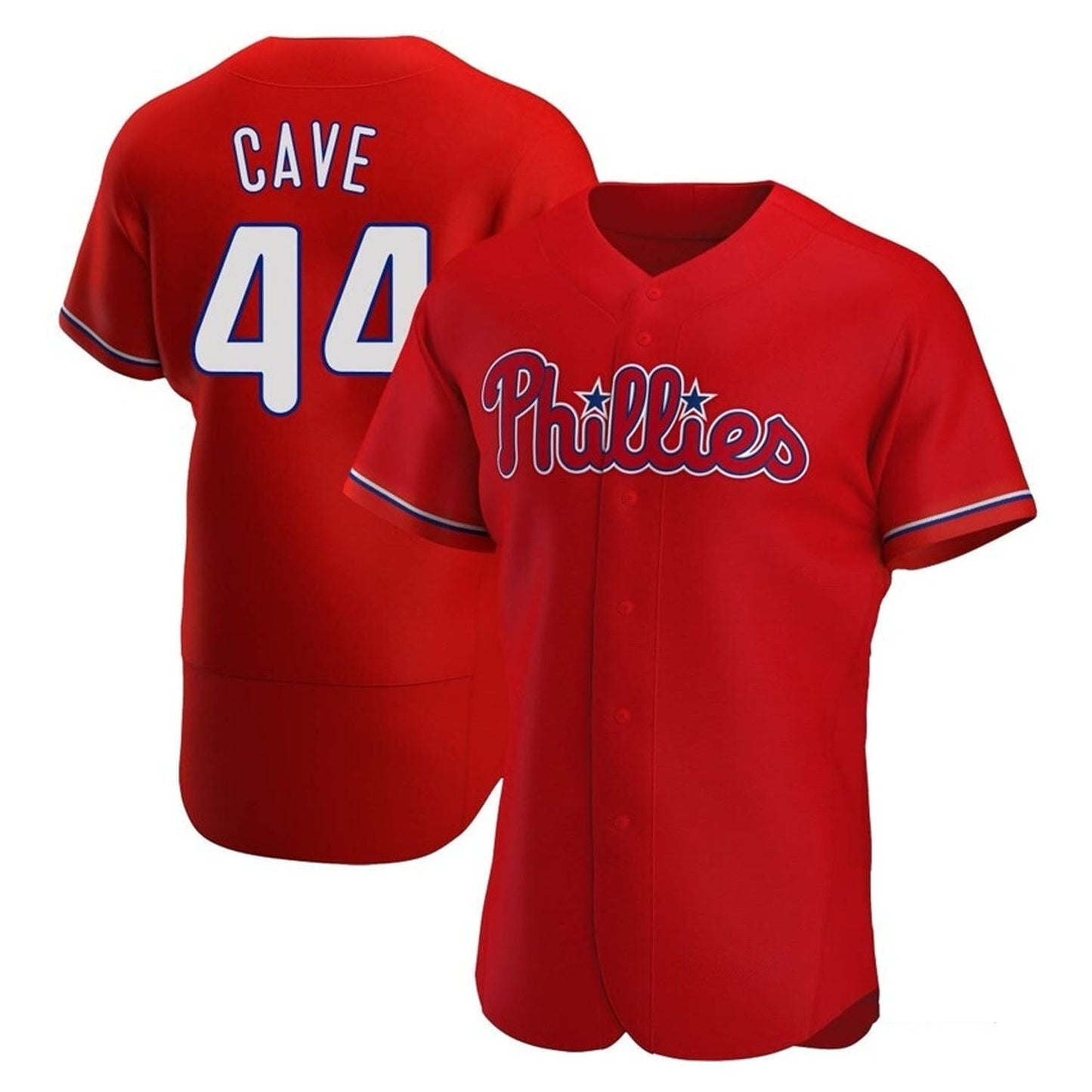 MLB Jake Cave Philadelphia Phillies 44 Jersey