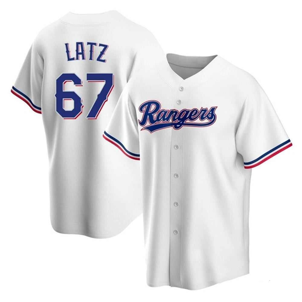 MLB Jake Latz Texas Ranger 67 Jersey