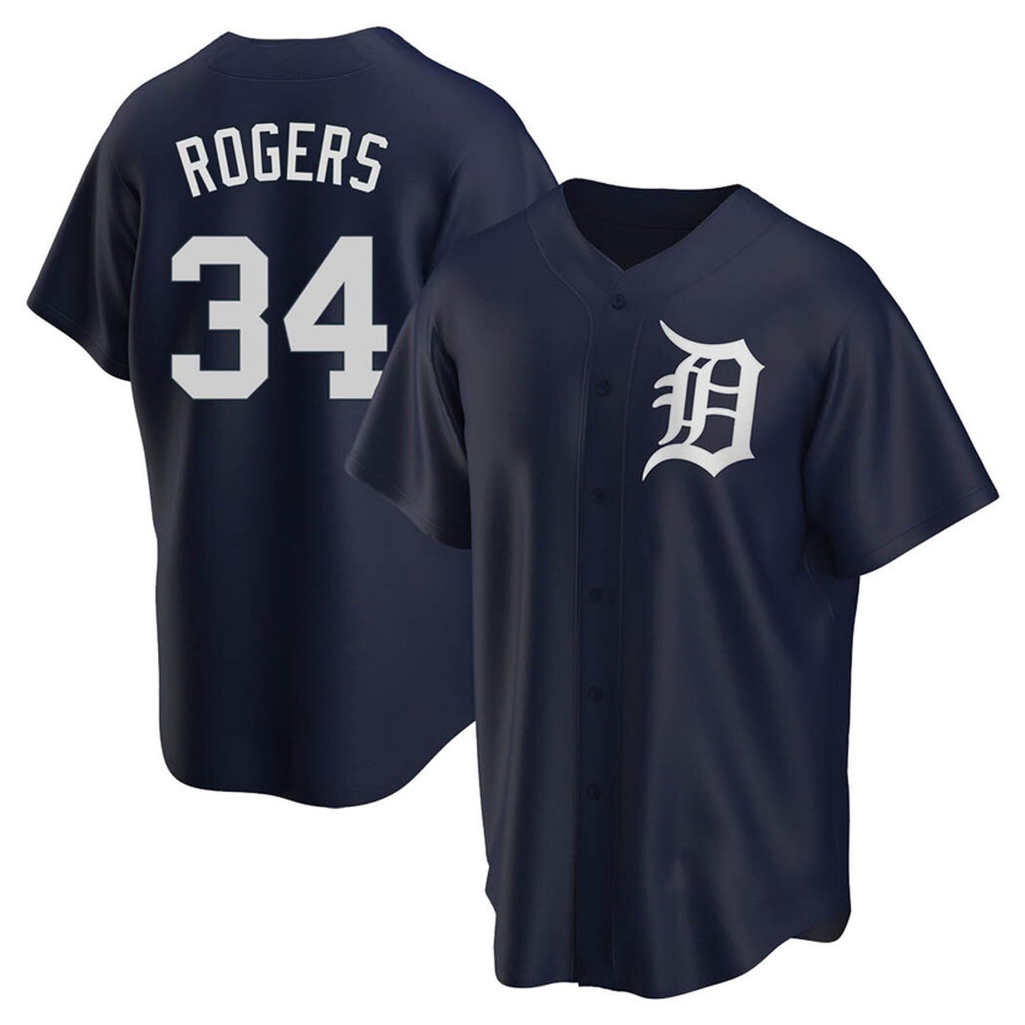 MLB Jake Rogers Detroit Tigers 34 Jersey