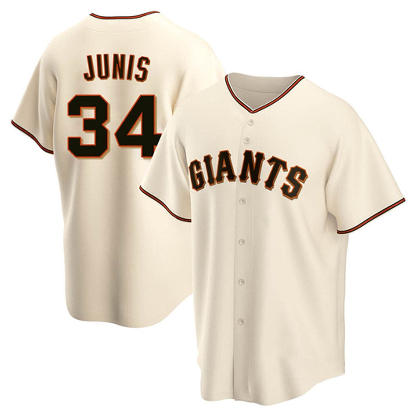MLB Jakob Junis San Francisco Giants 34 Jersey