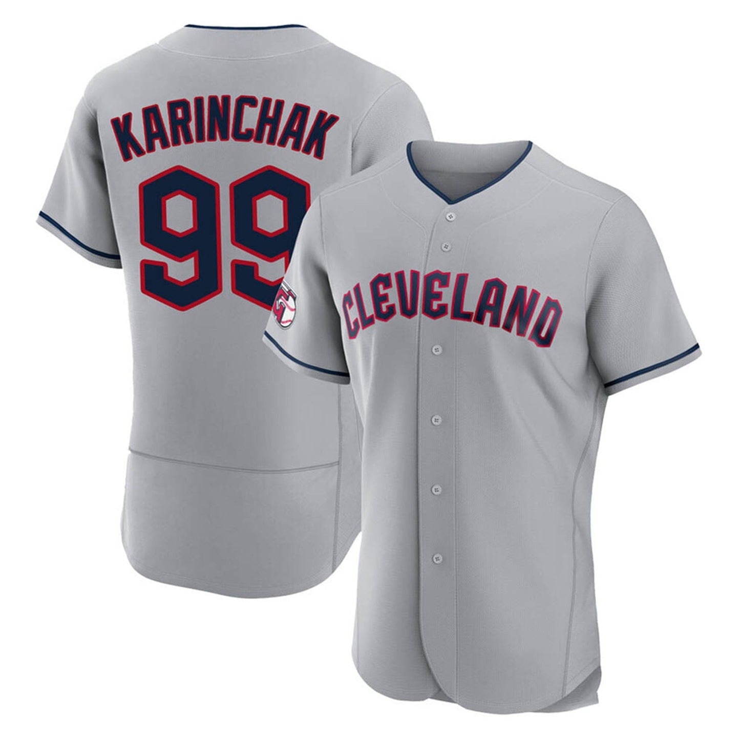 MLB James Karinchak Cleveland Indians 99 Jersey