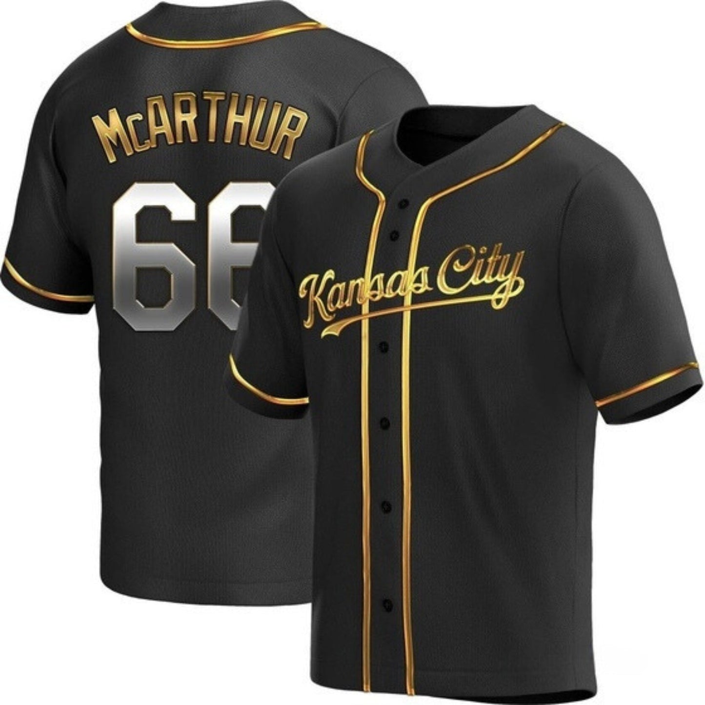 MLB James McArthur Kansas City Royals 66 Jersey