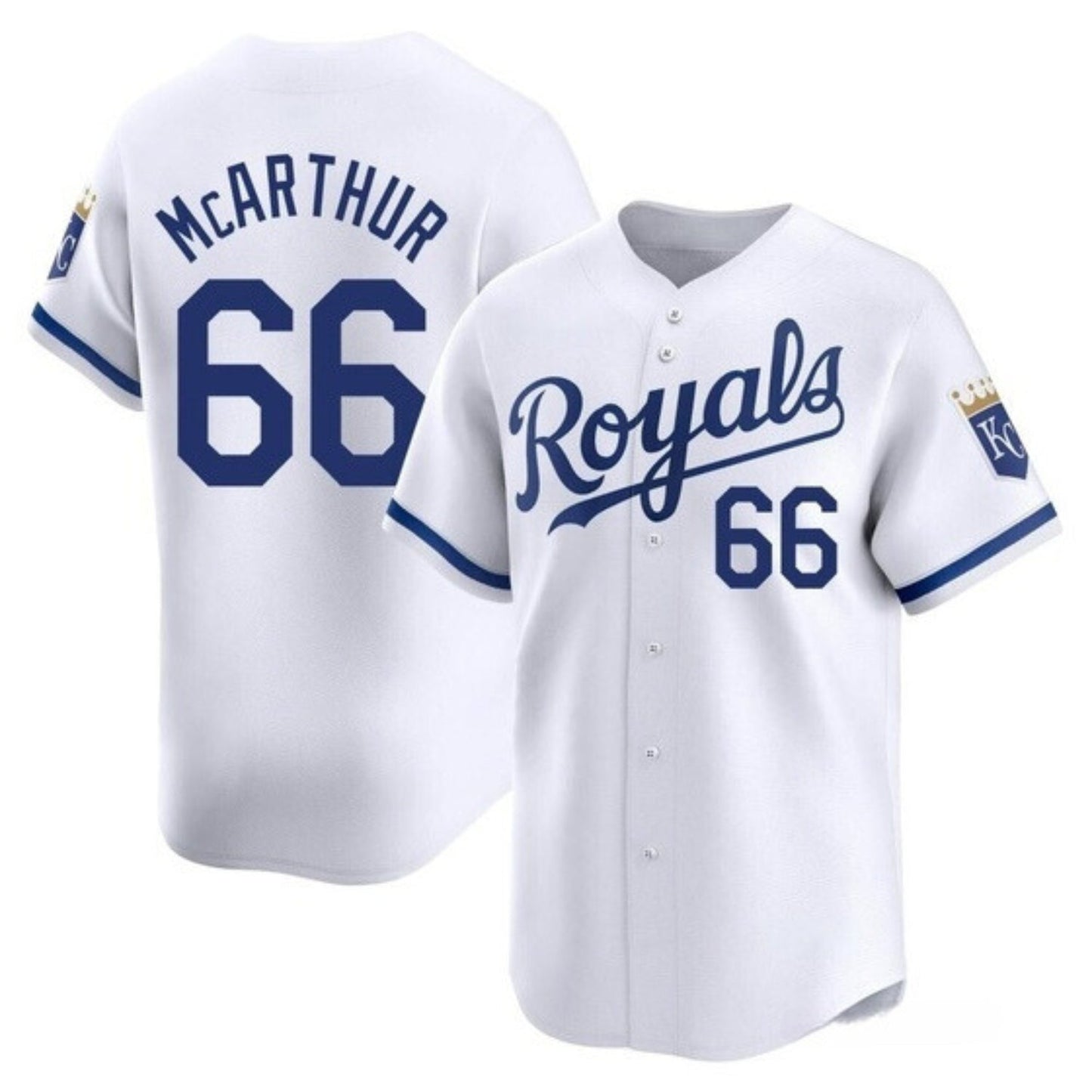 MLB James McArthur Kansas City Royals 66 Jersey