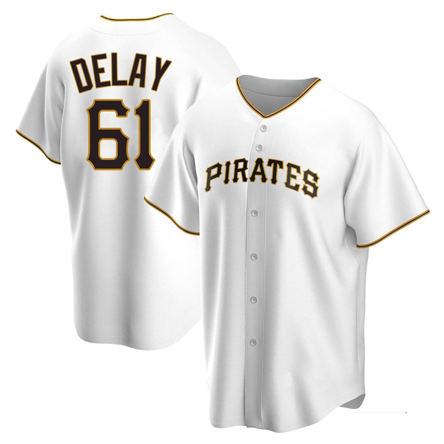 MLB Jason Delay Pittsburgh Pirates 61 Jersey