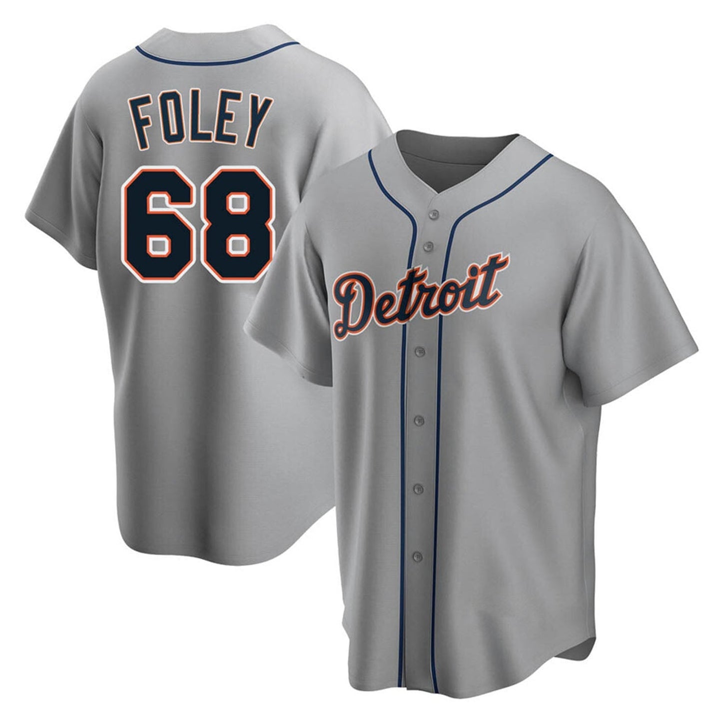 MLB Jason Foley Detroit Tigers 68 Jersey