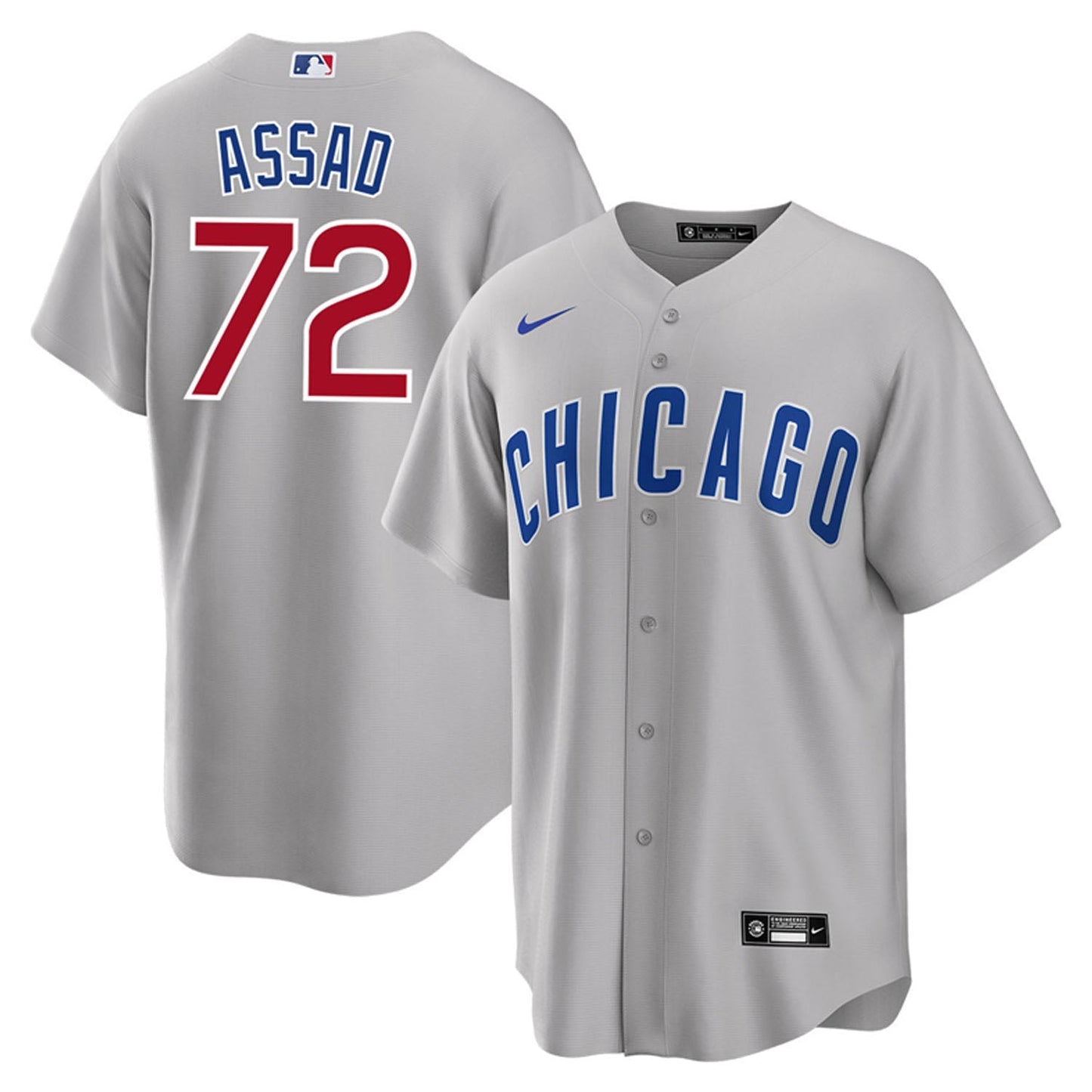 MLB Javier Assad Chicago Cubs 72 Jersey