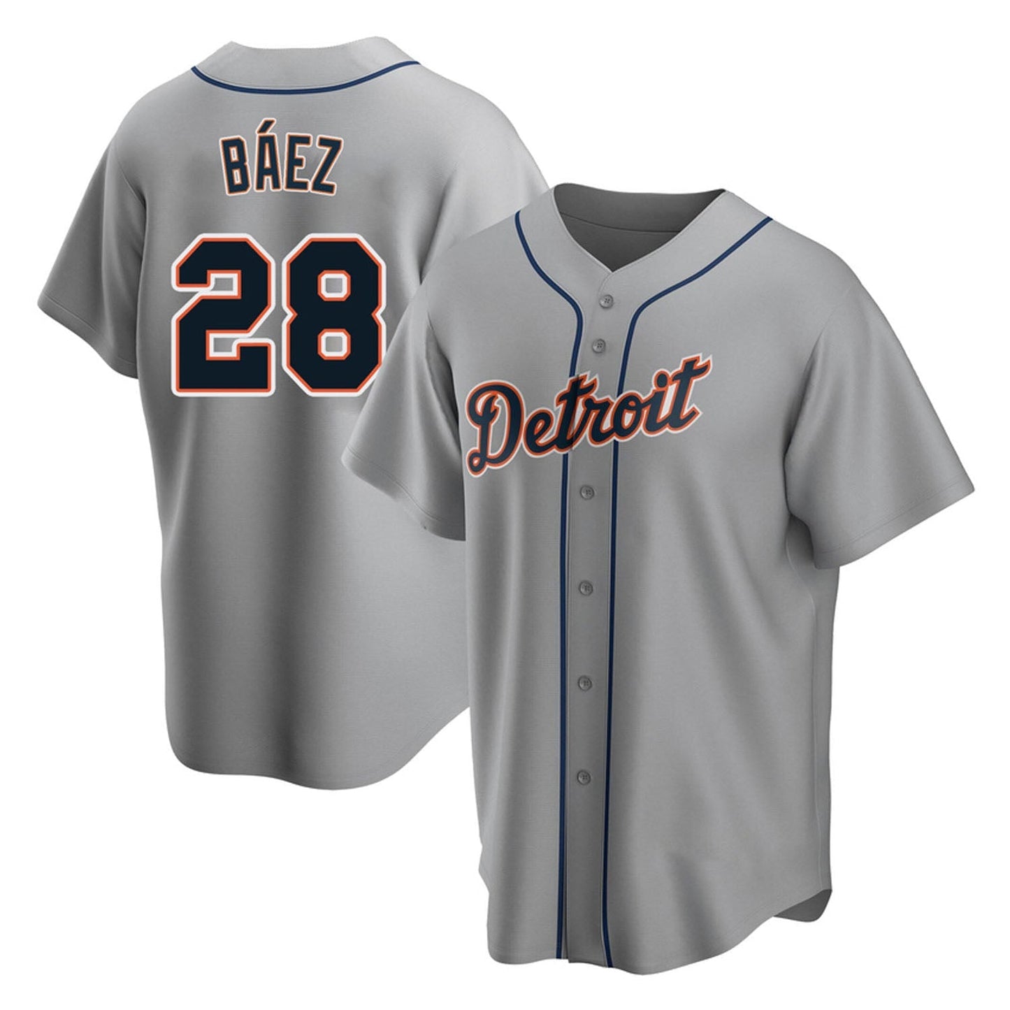 MLB Javier Baez Detroit Tigers 28 Jersey