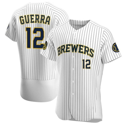 MLB Javy Guerra Milwaukee Brewers 12 Jersey