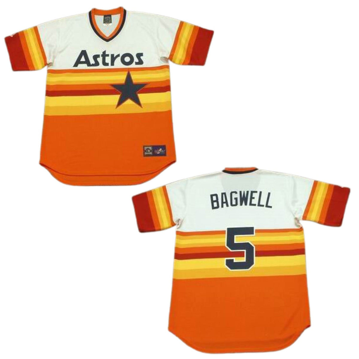 Houston Astros logo patch on shoulder
