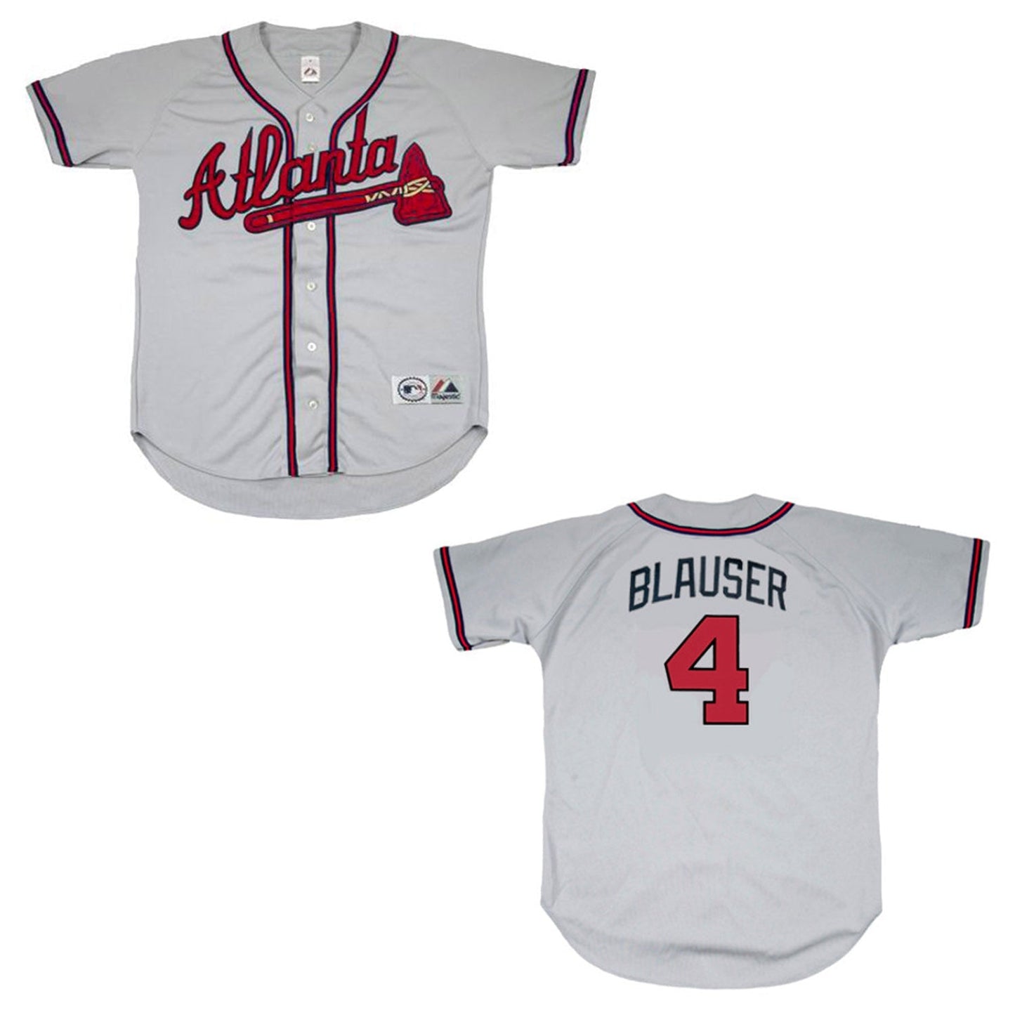 MLB Jeff Blauser Atlanta Braves 4 Jersey