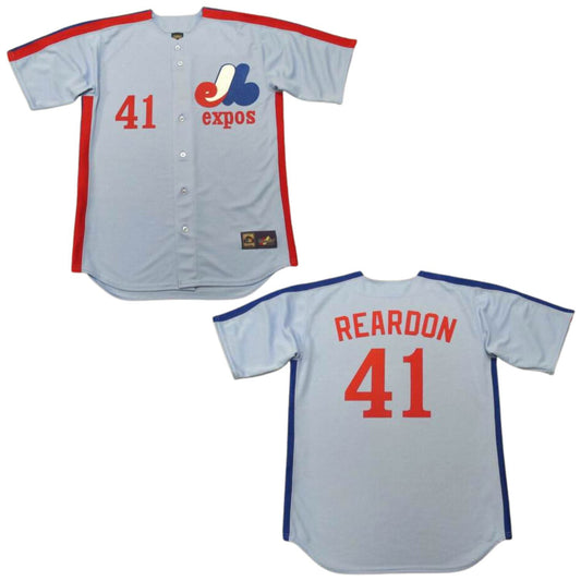 MLB Jeff Reardon Montreal Expos 41 Jersey