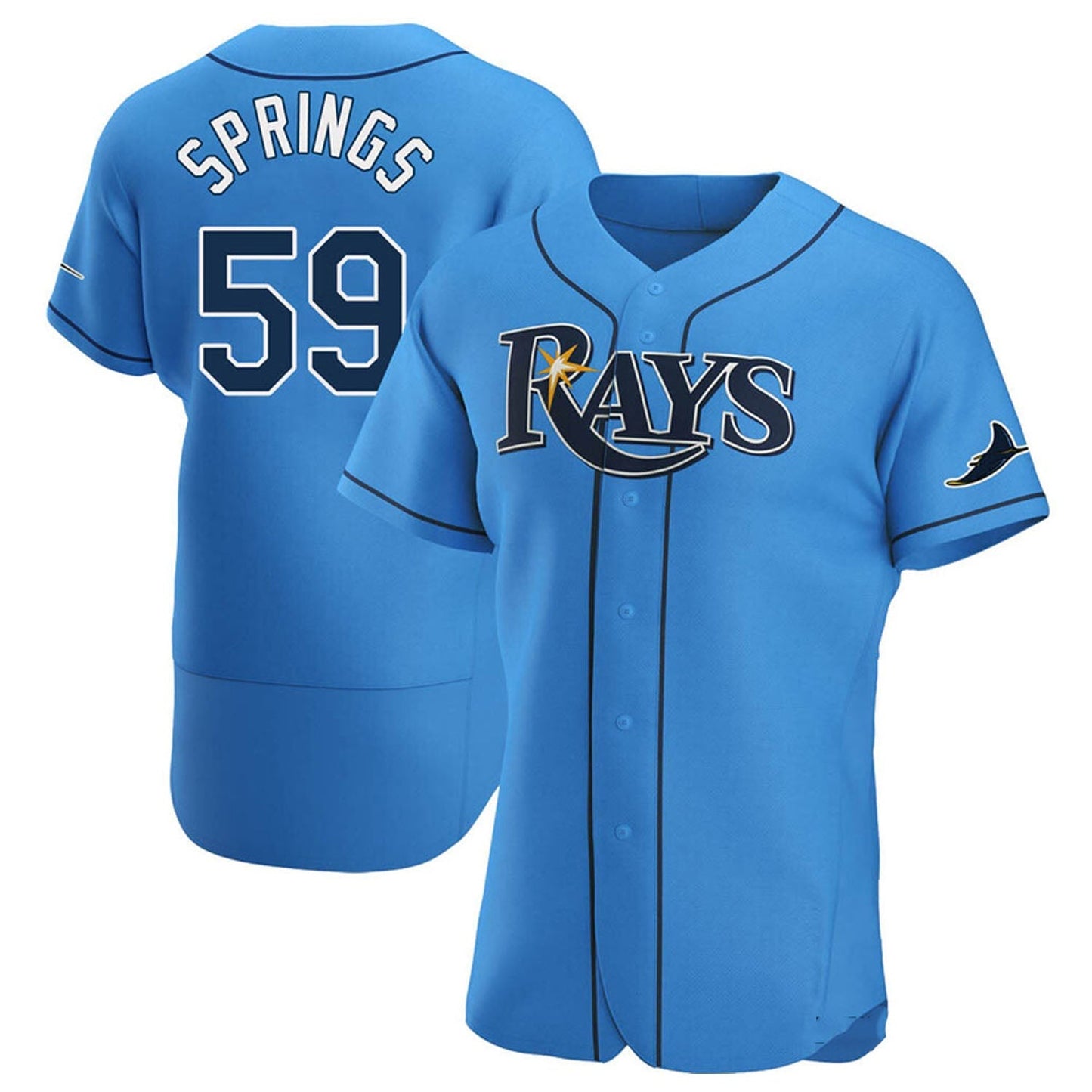 MLB Jeffrey Springs Tampa Bay Rays 59 Jersey