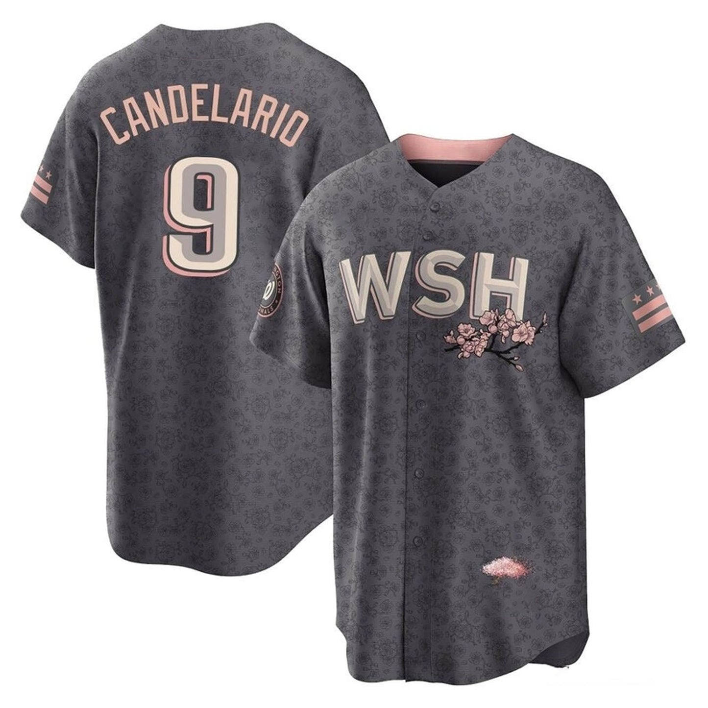 MLB Jeimer Candelario Washington Nationals 9 Jersey