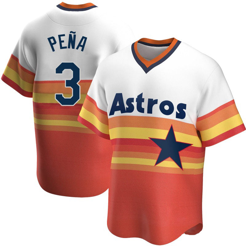 MLB Jeremy Pena Houston Astors 3 Jersey