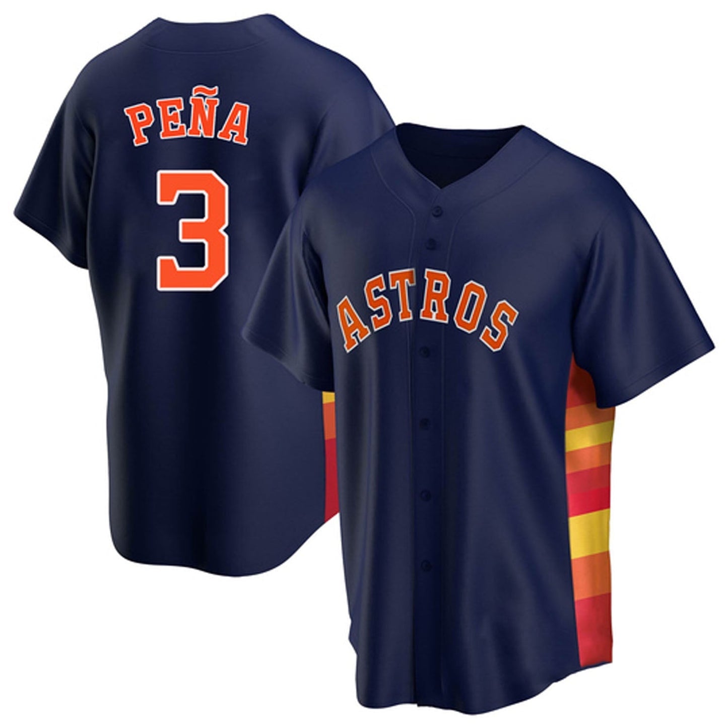 MLB Jeremy Pena Houston Astors 3 Jersey