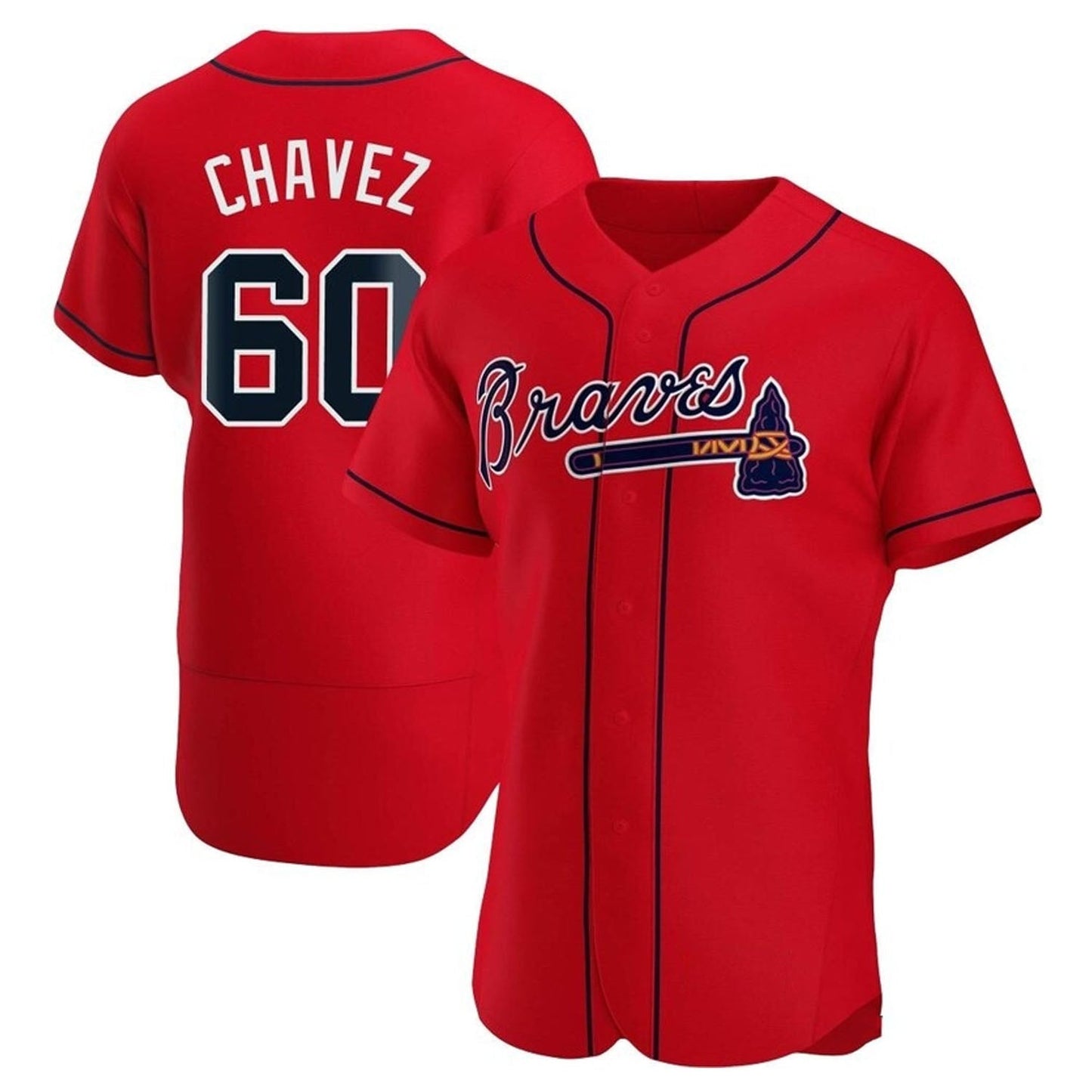 MLB Jesse Chavez Atlanta Braves 60 Jersey