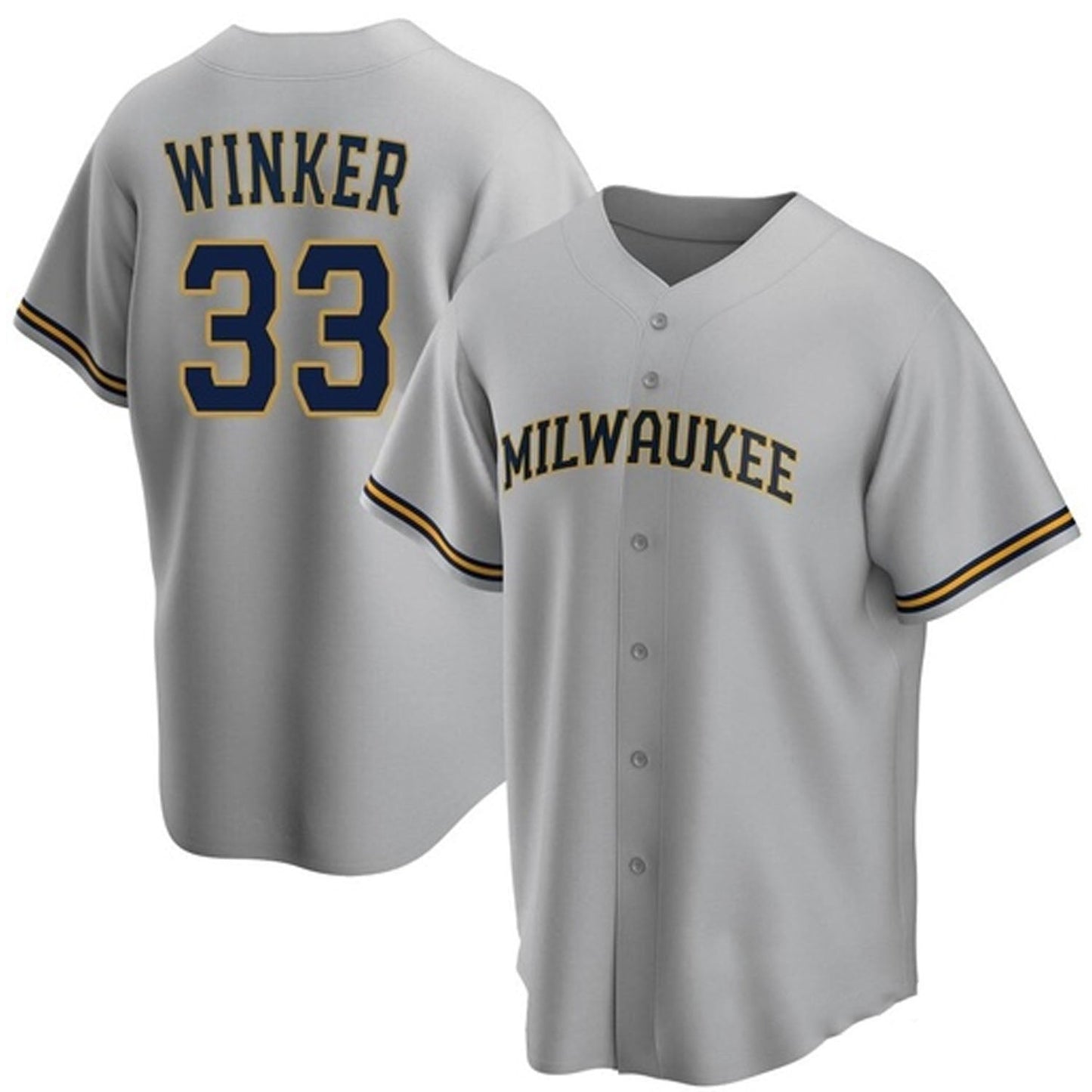 MLB Jesse Winker Milwaukee Brewers 33 Jersey