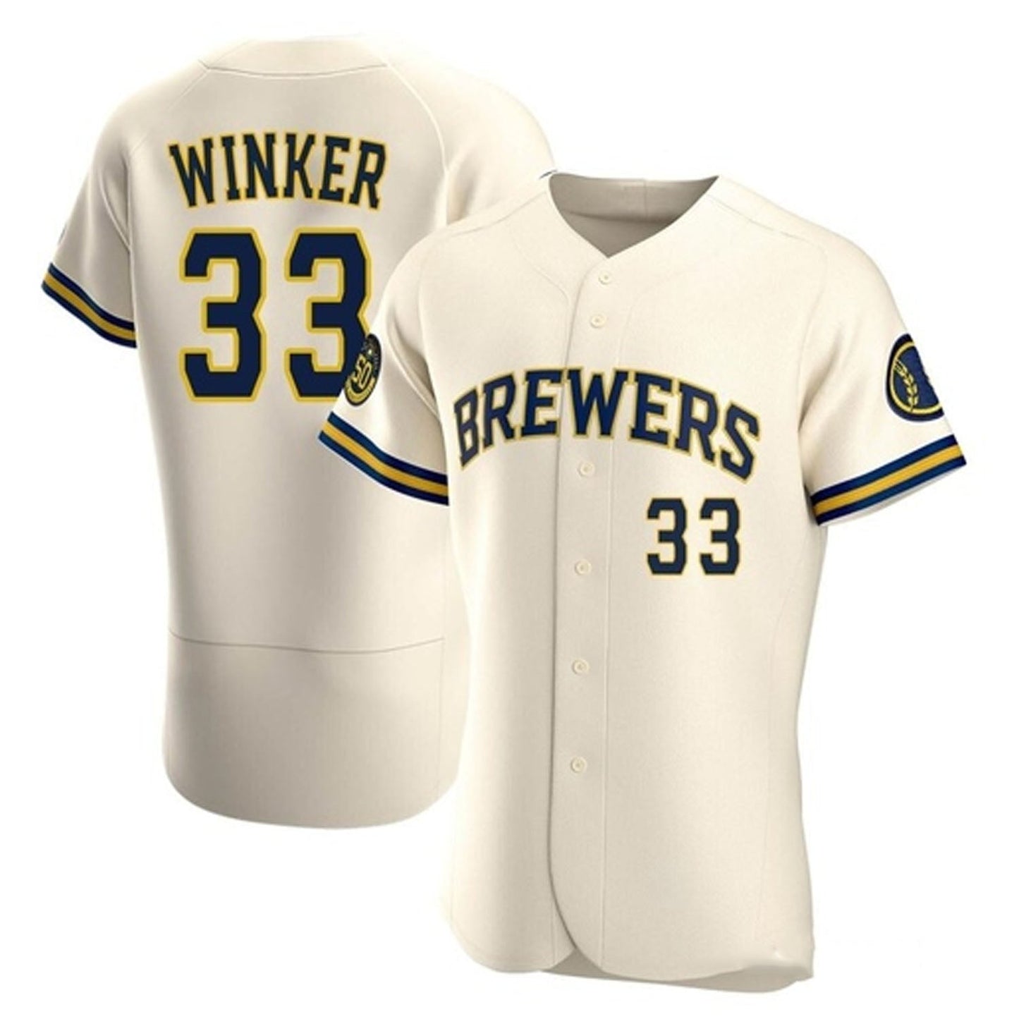 MLB Jesse Winker Milwaukee Brewers 33 Jersey