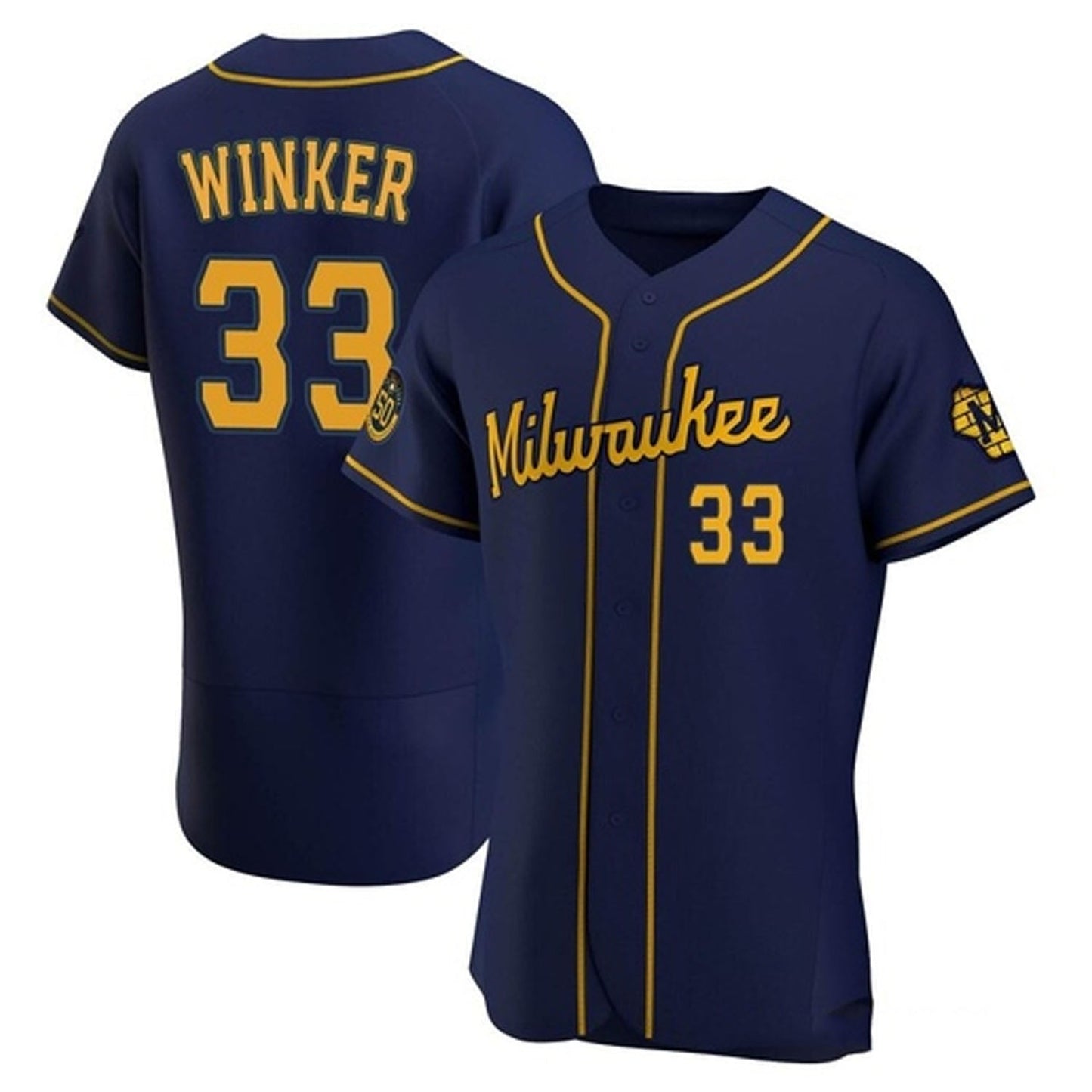 MLB Jesse Winker Milwaukee Brewers 33 Jersey