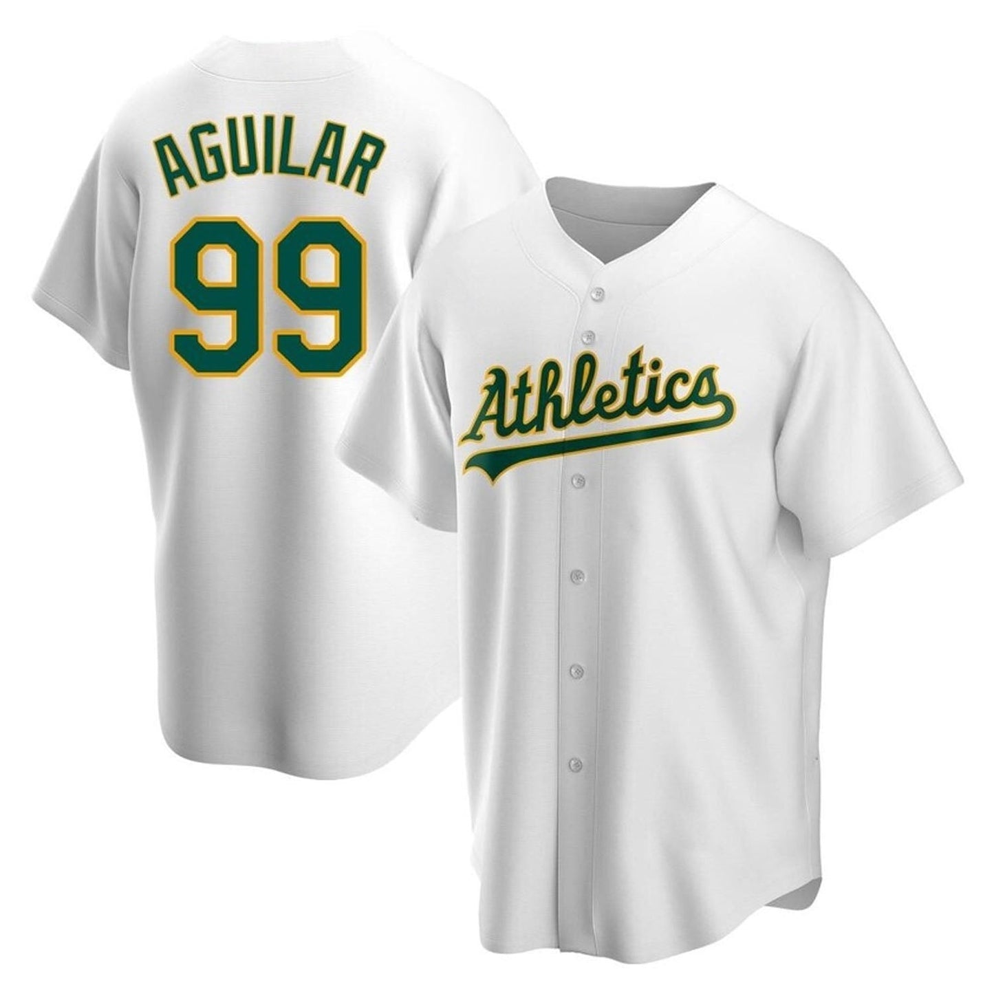 MLB Jesus Aguilar Oakland Athletics 99 Jersey