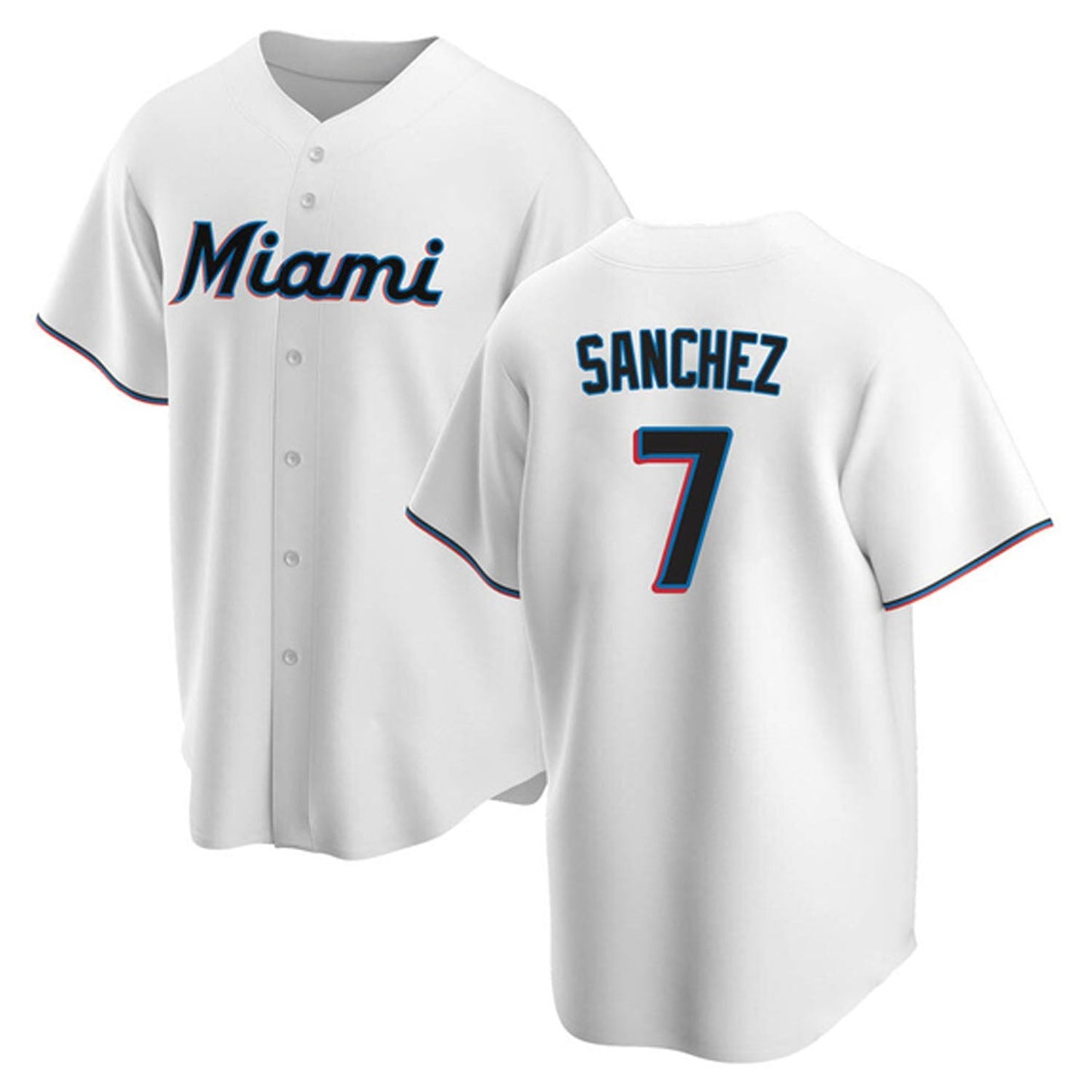 MLB Jesus Sanchez Miami Marlins 7 Jersey