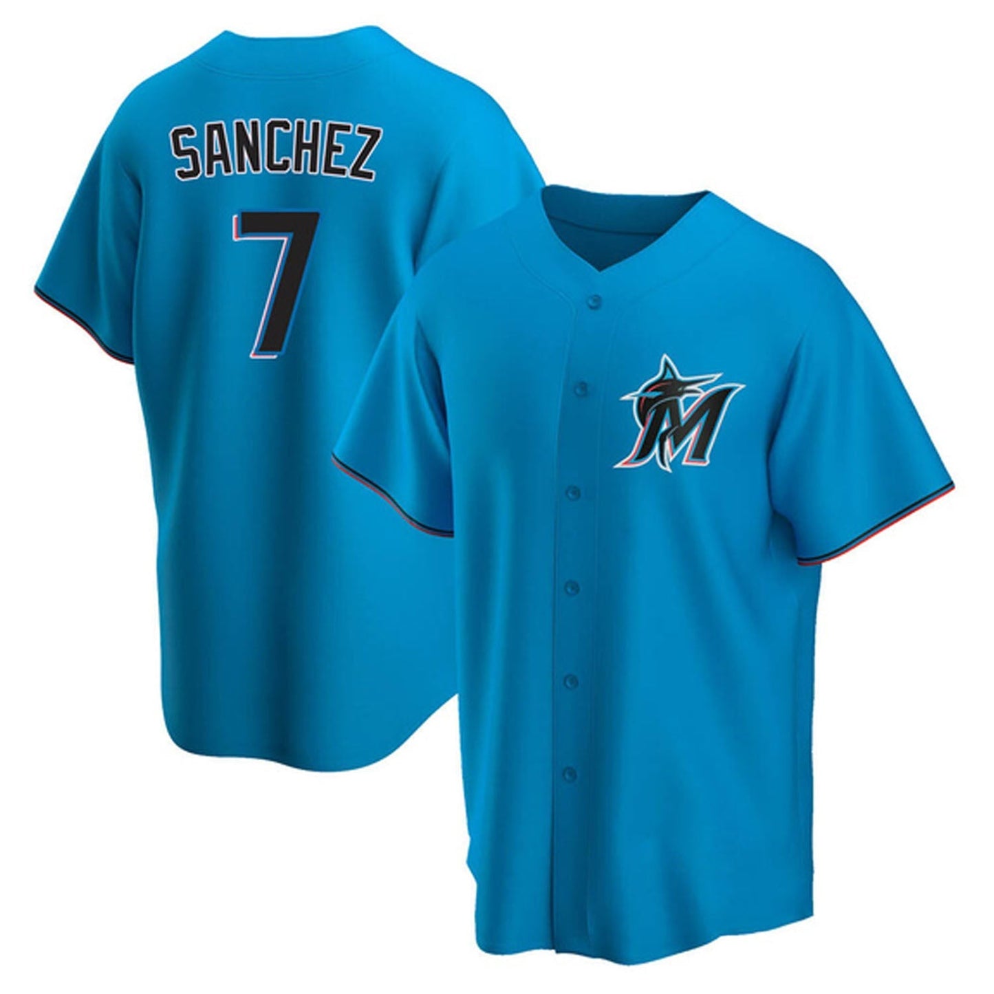 MLB Jesus Sanchez Miami Marlins 7 Jersey