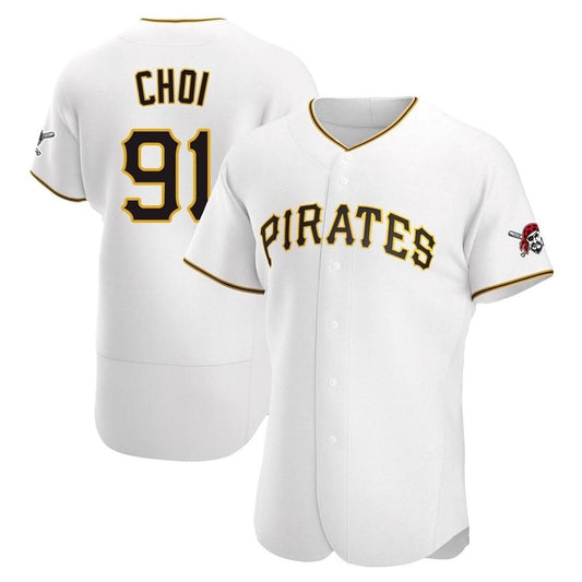 MLB Ji Man Choi Pittsburgh Pirates 91 Jersey