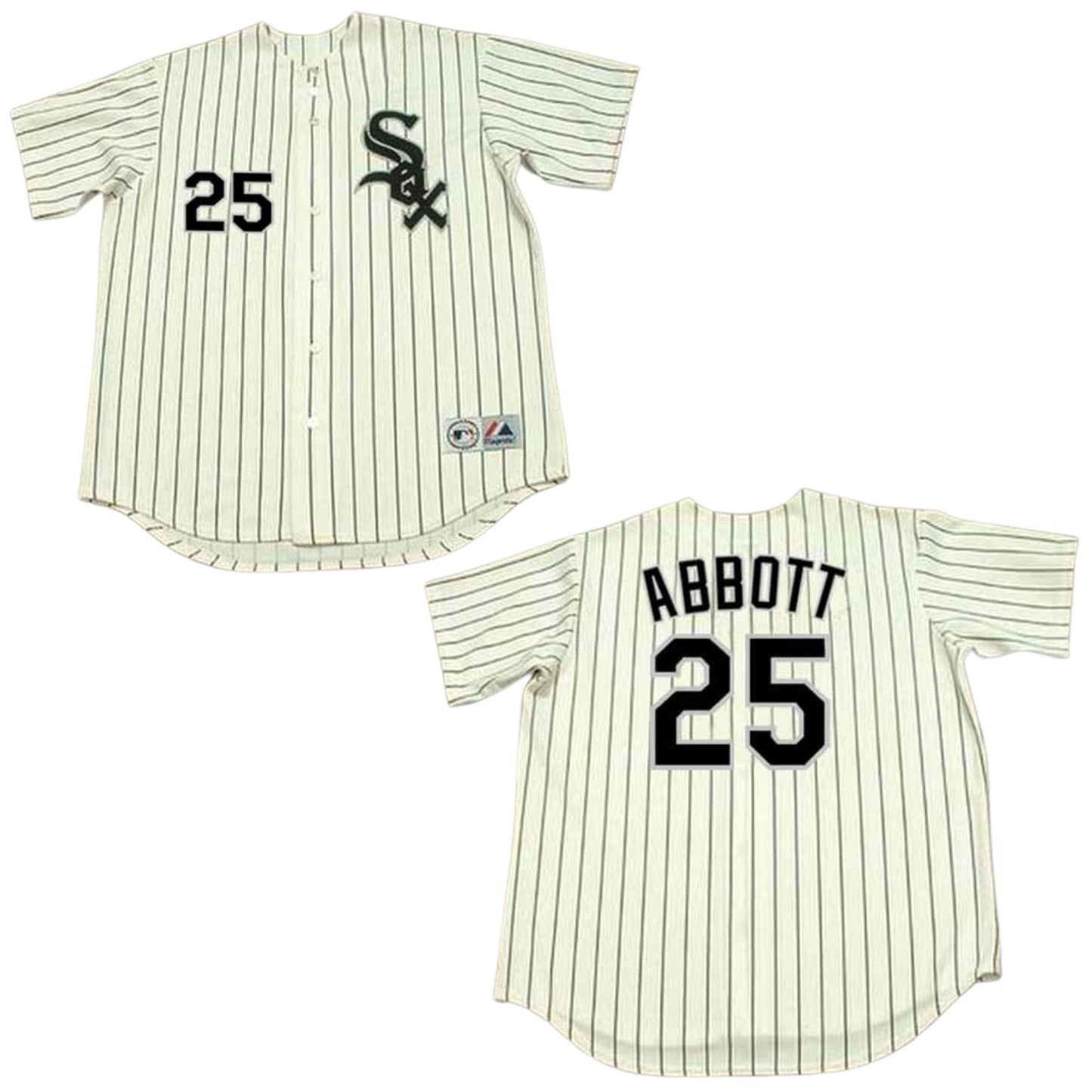 MLB Jim Abbott Chicago White Sox 25 Jersey