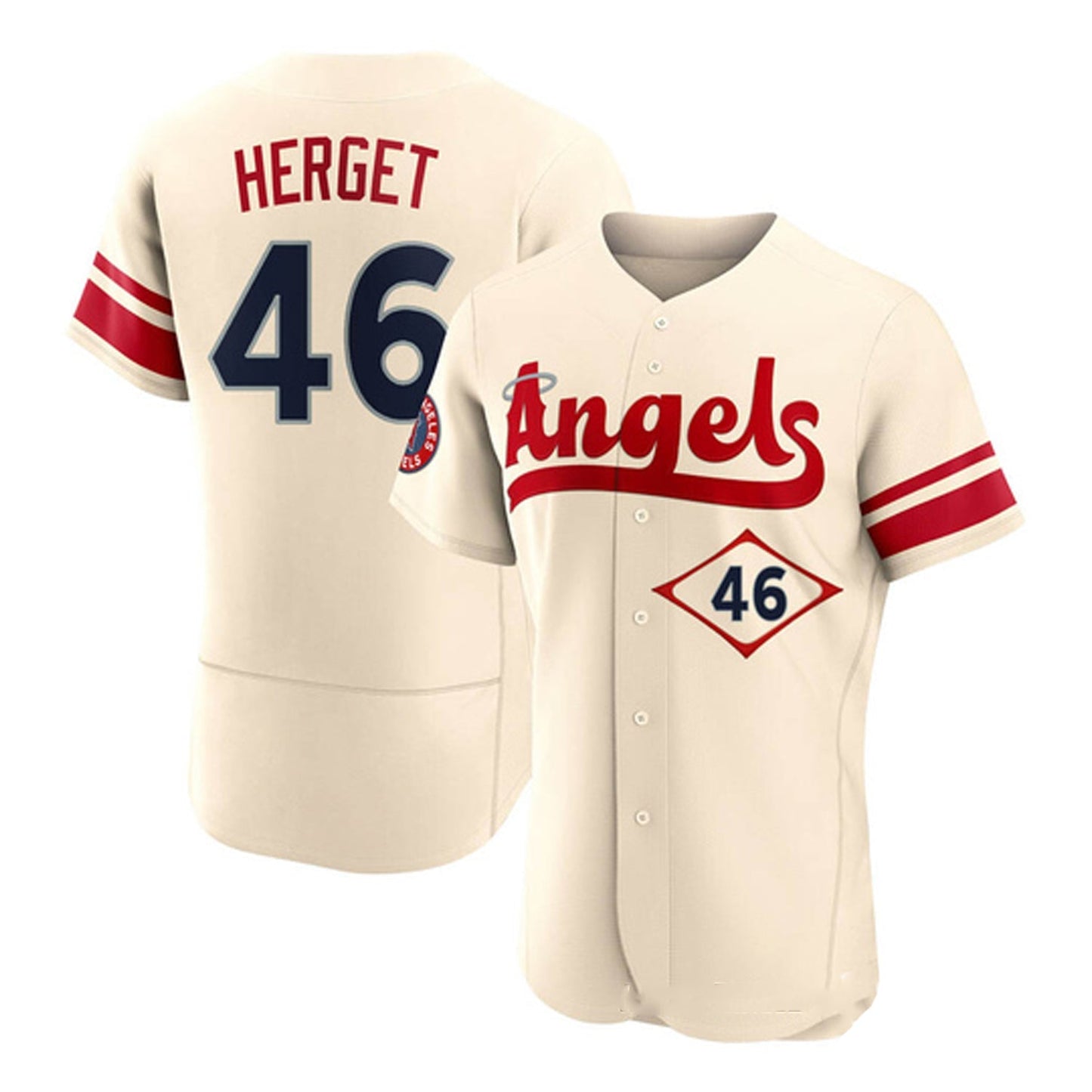 MLB Jimmy Herget Los Angeles Angels 46 Jersey