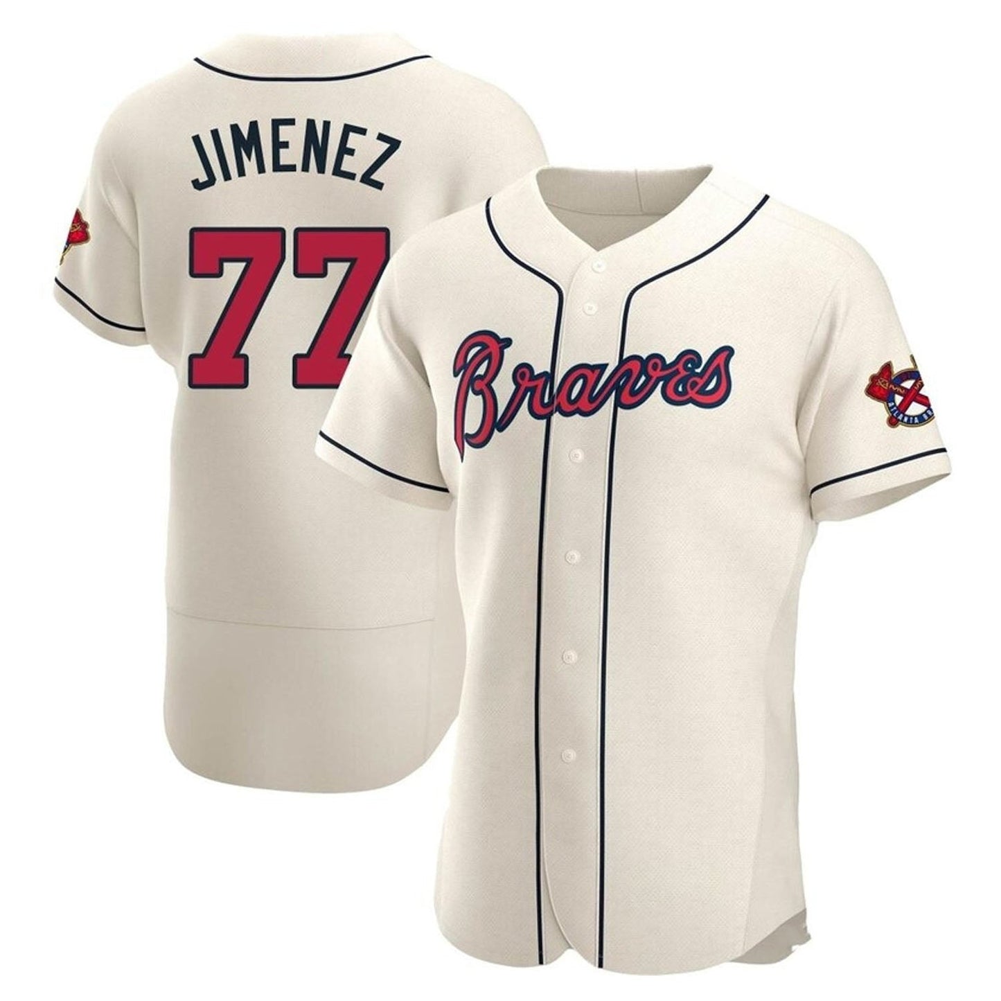 MLB Joe Jimenez Atlanta Braves 77 Jersey