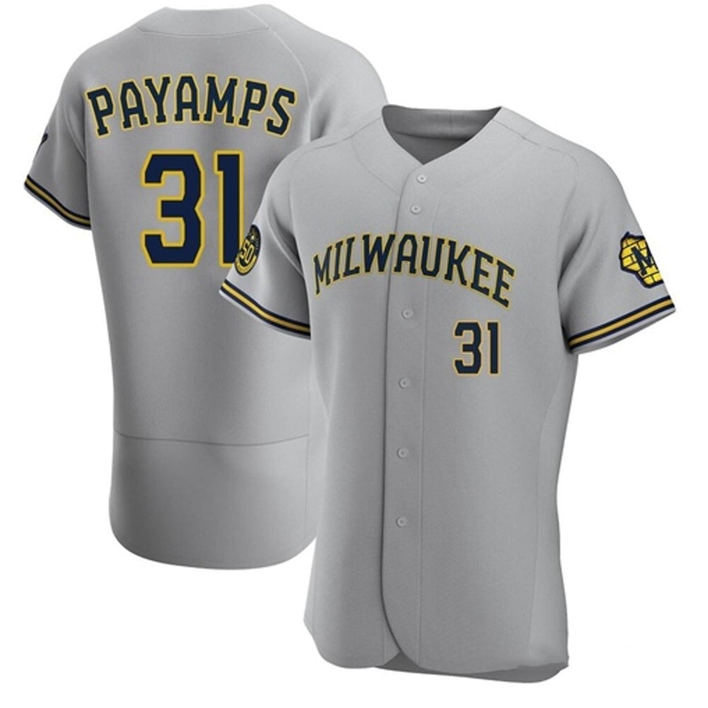 MLB Joel Payamps Milwaukee Brewers 31 Jersey